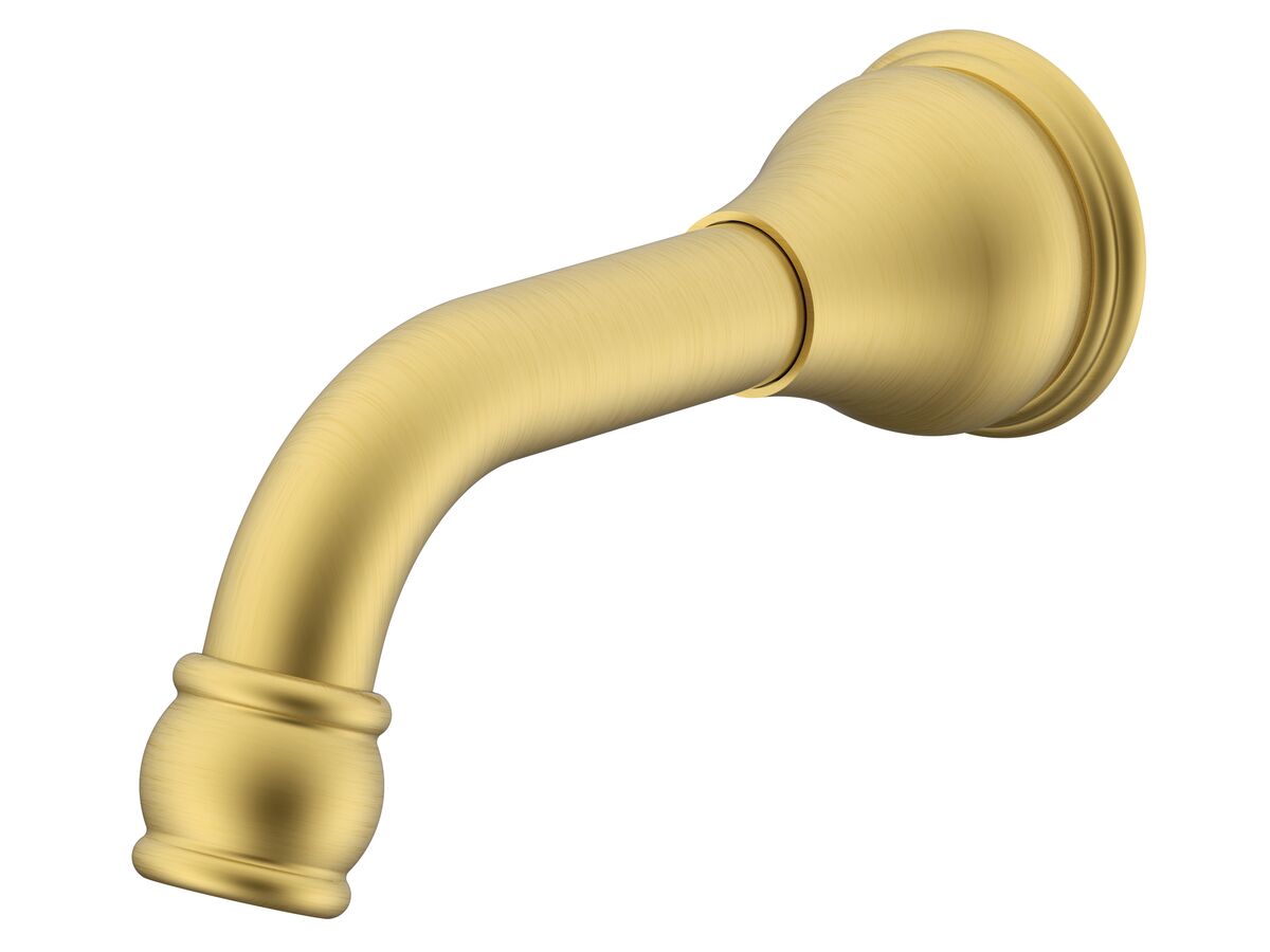 reece Milli Voir Bath Outlet 150mm Brushed Gold