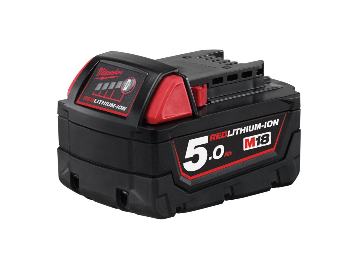 Reece Milwaukee Red Lithium Battery 5.0AH 18V