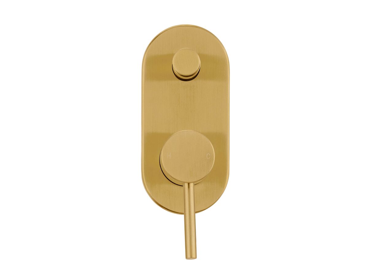 Reece Mizu Drift MK2 Shower Mixer Tap Brushed Gold