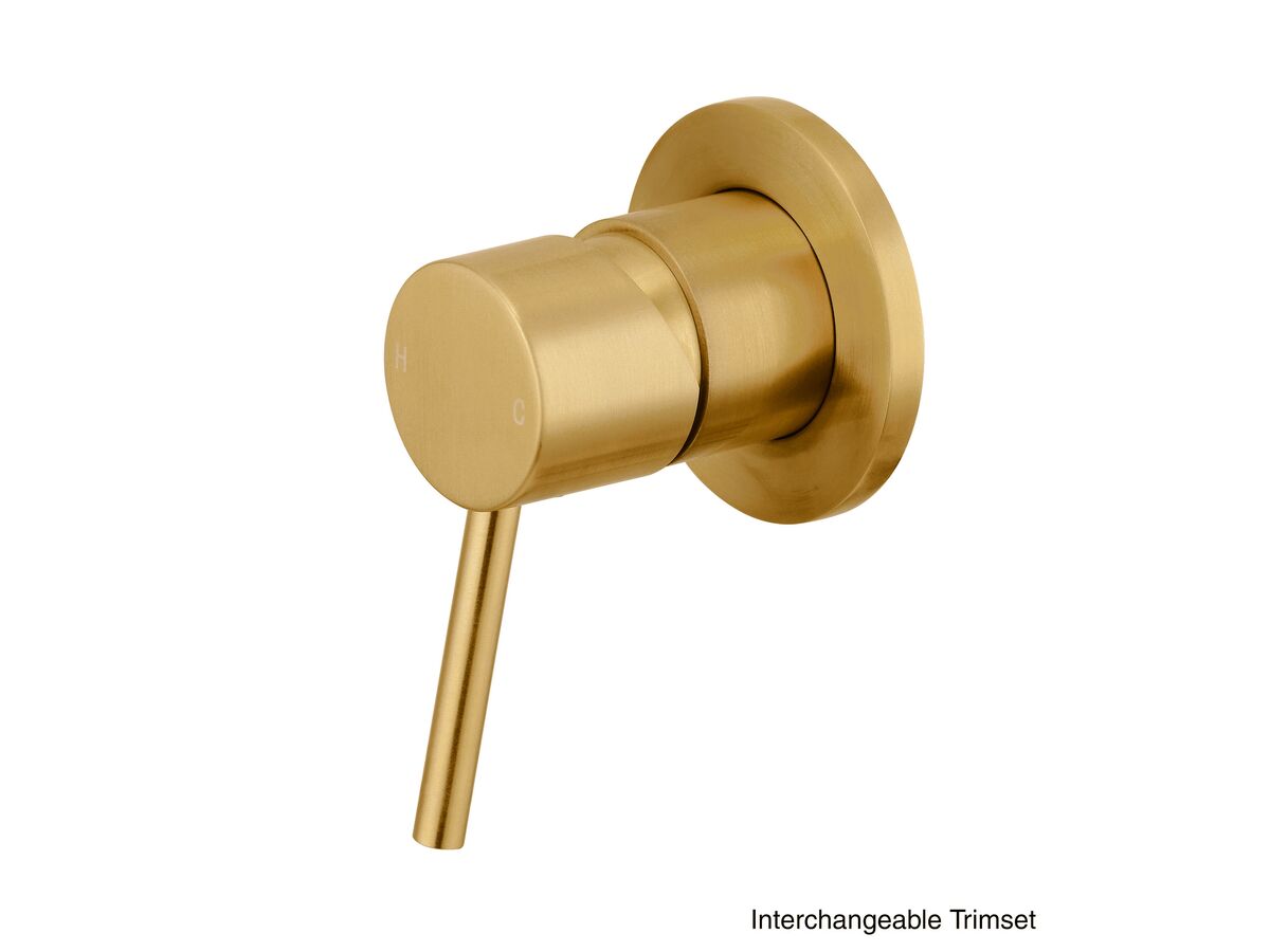 reece Mizu Drift MK2 Shower Mixer Tap Brushed Gold