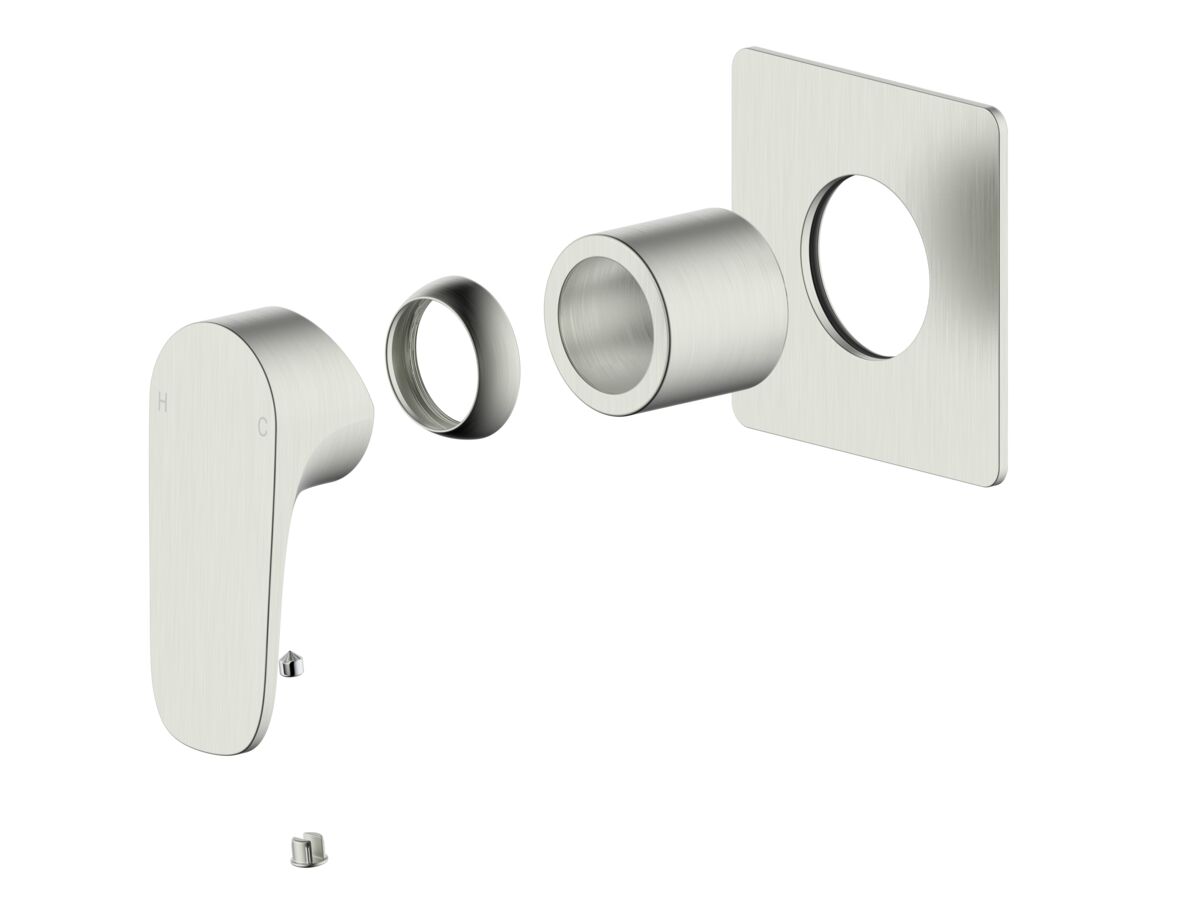 Reece Mizu Silk Shower Mixer Kit Brushed Nickel