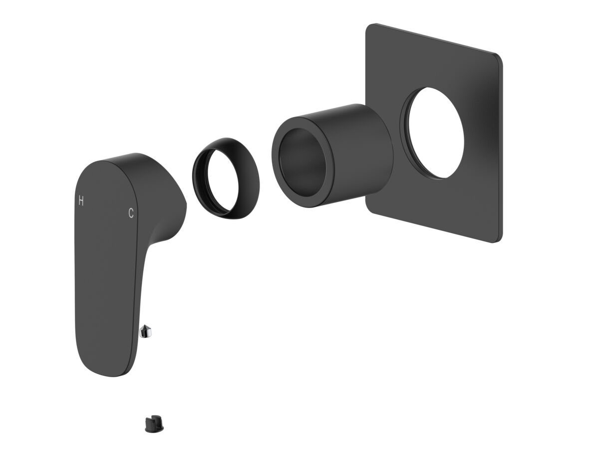 reece Mizu Silk Shower Mixer Trimset Matte Black