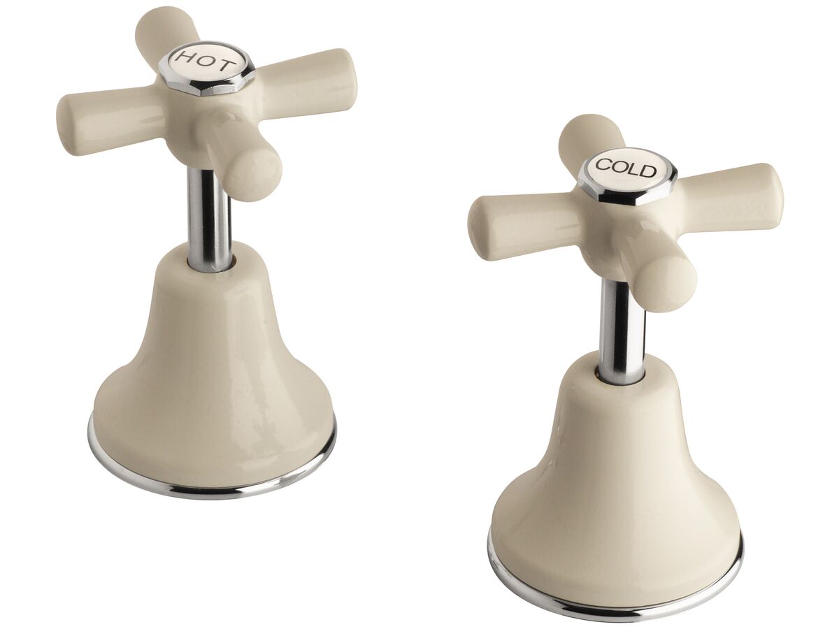 reece Posh Bristol Basin Top Assembly White/Chrome