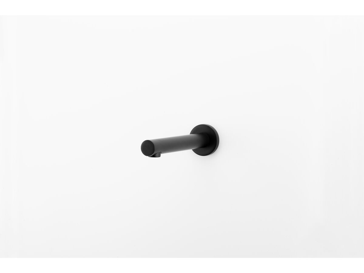 reece Posh Solus Bath Outlet 170mm Matte Black