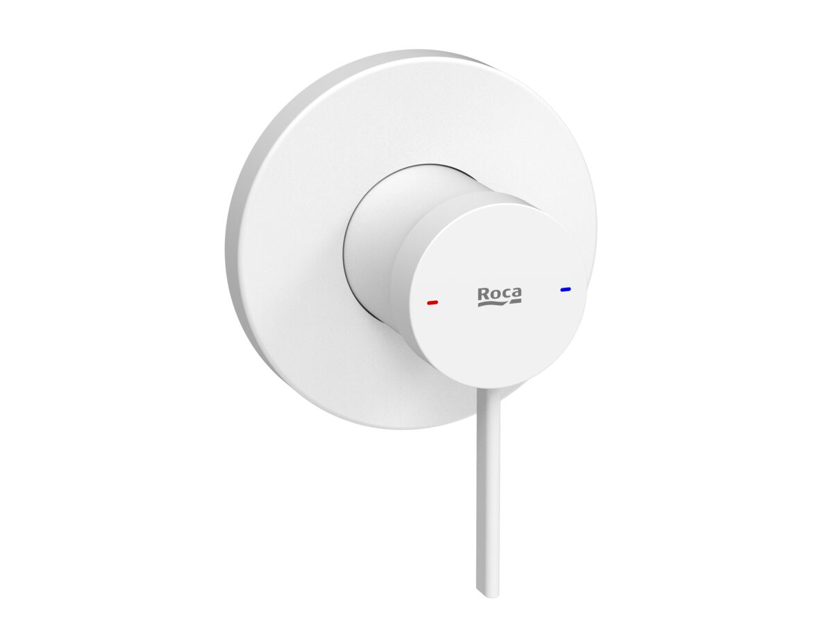 reece Roca Ona Shower Mixer Tap Matte White