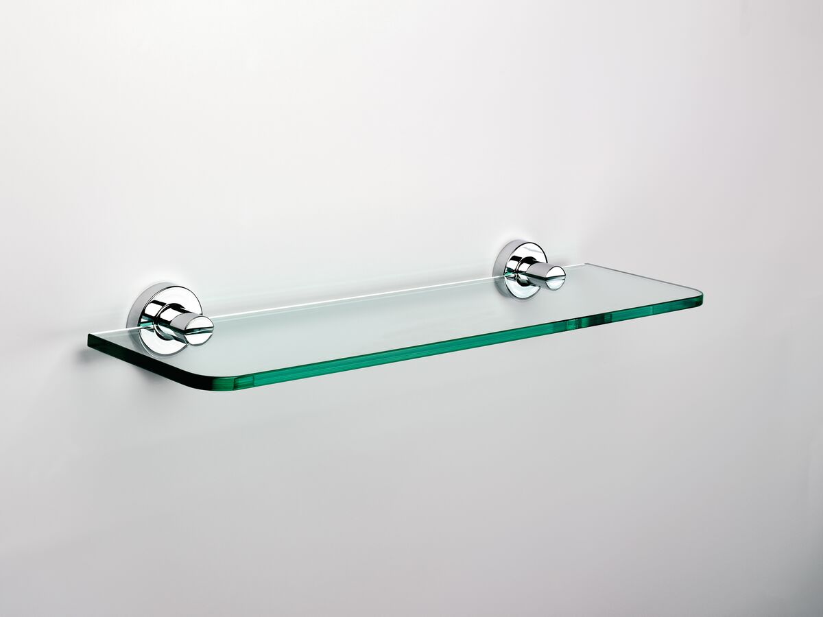 Reece Sonia Tecno Glass Shelf 500mm Chrome
