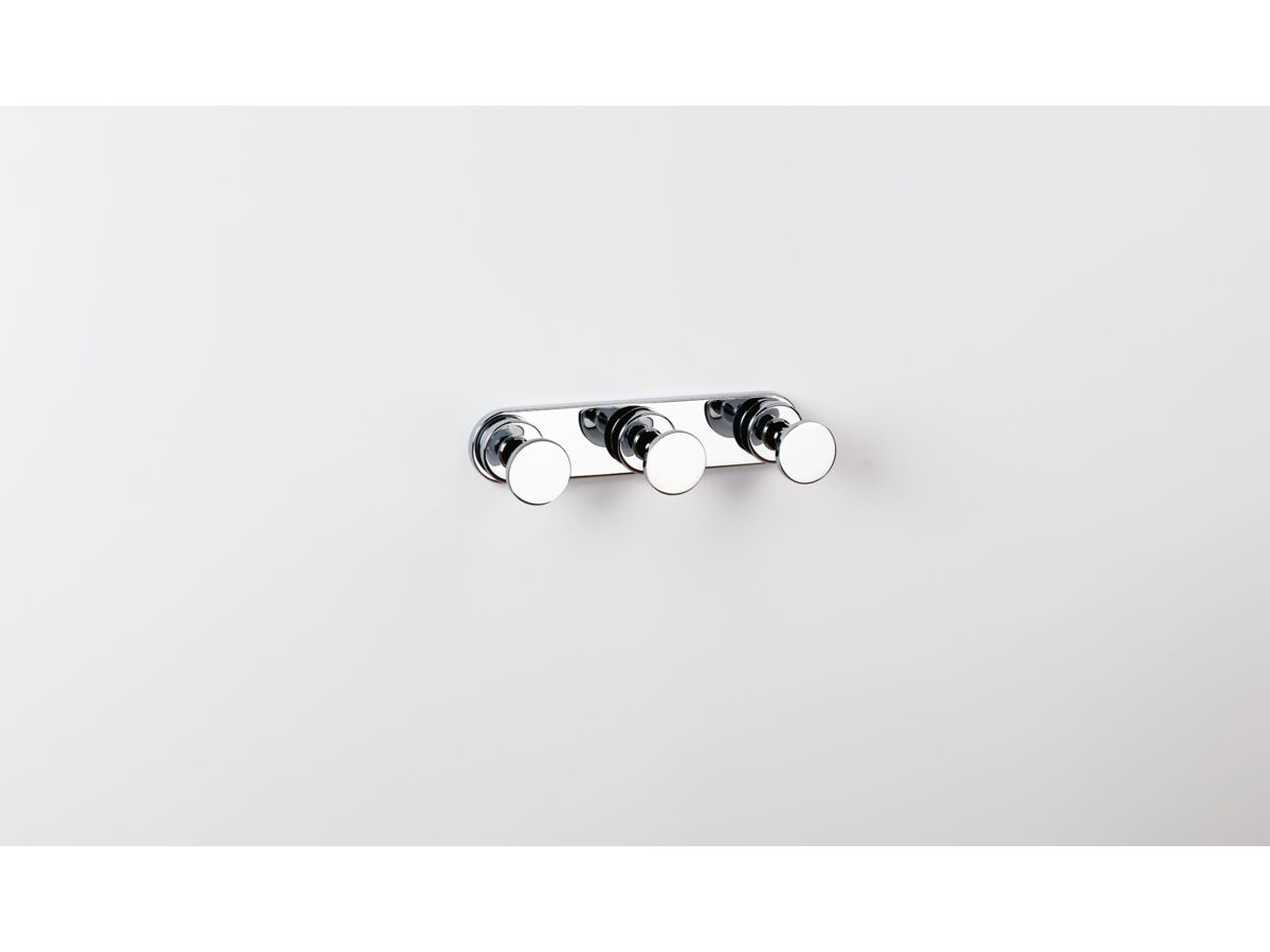Reece Sonia Tecno Triple Robe Hook Small Chrome