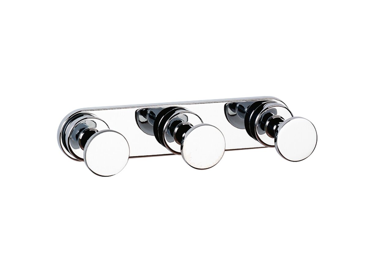 reece Sonia Tecno Triple Robe Hook Small Chrome