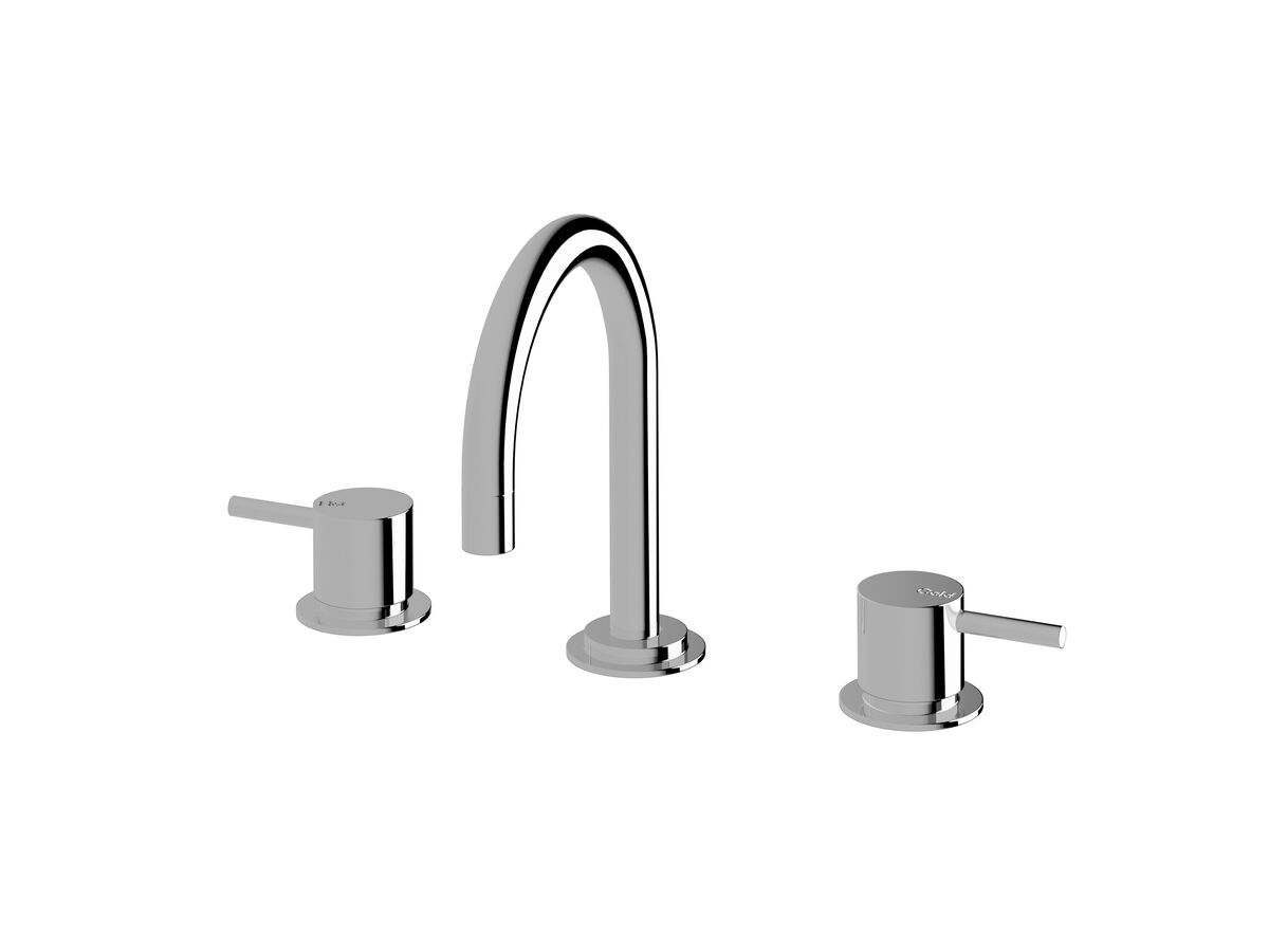 reece Sussex Scala Basin Set Curved Chrome (5 Star)