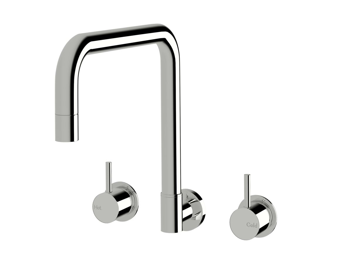 reece Sussex Scala Wall Spa Set Square Chrome
