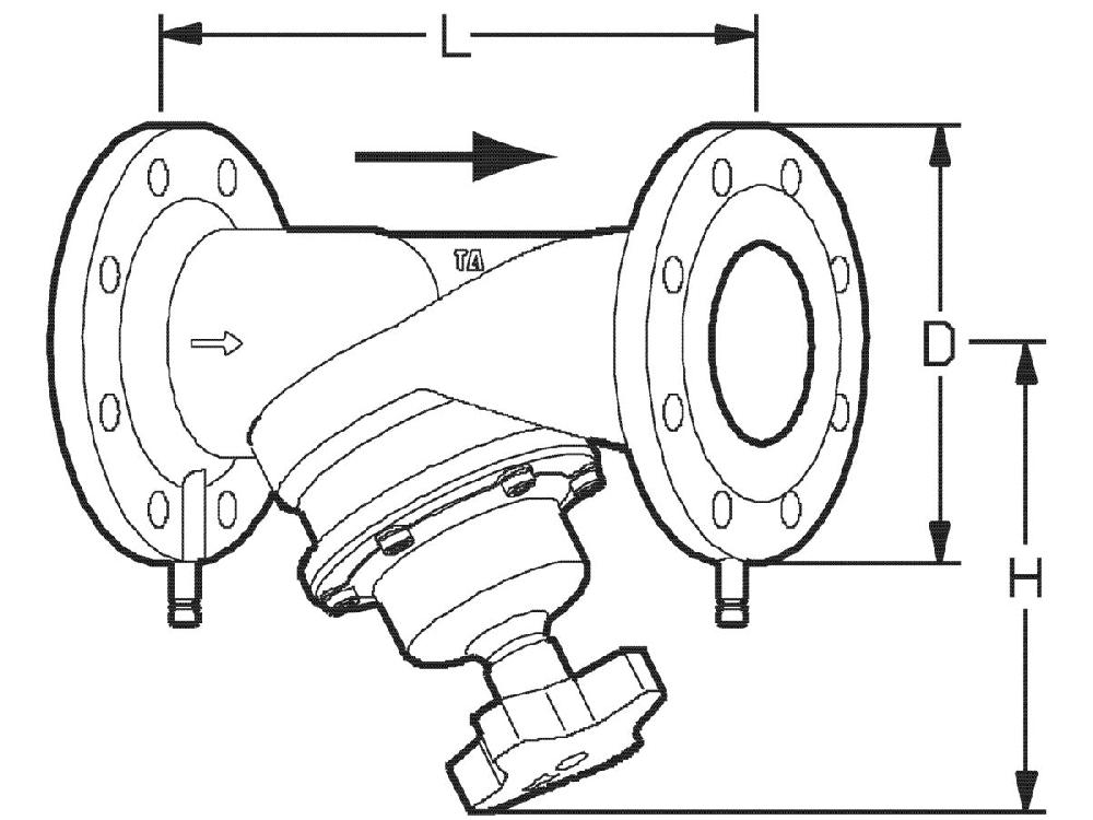 Reece TA Balancing Valve STAF PN16 65mm