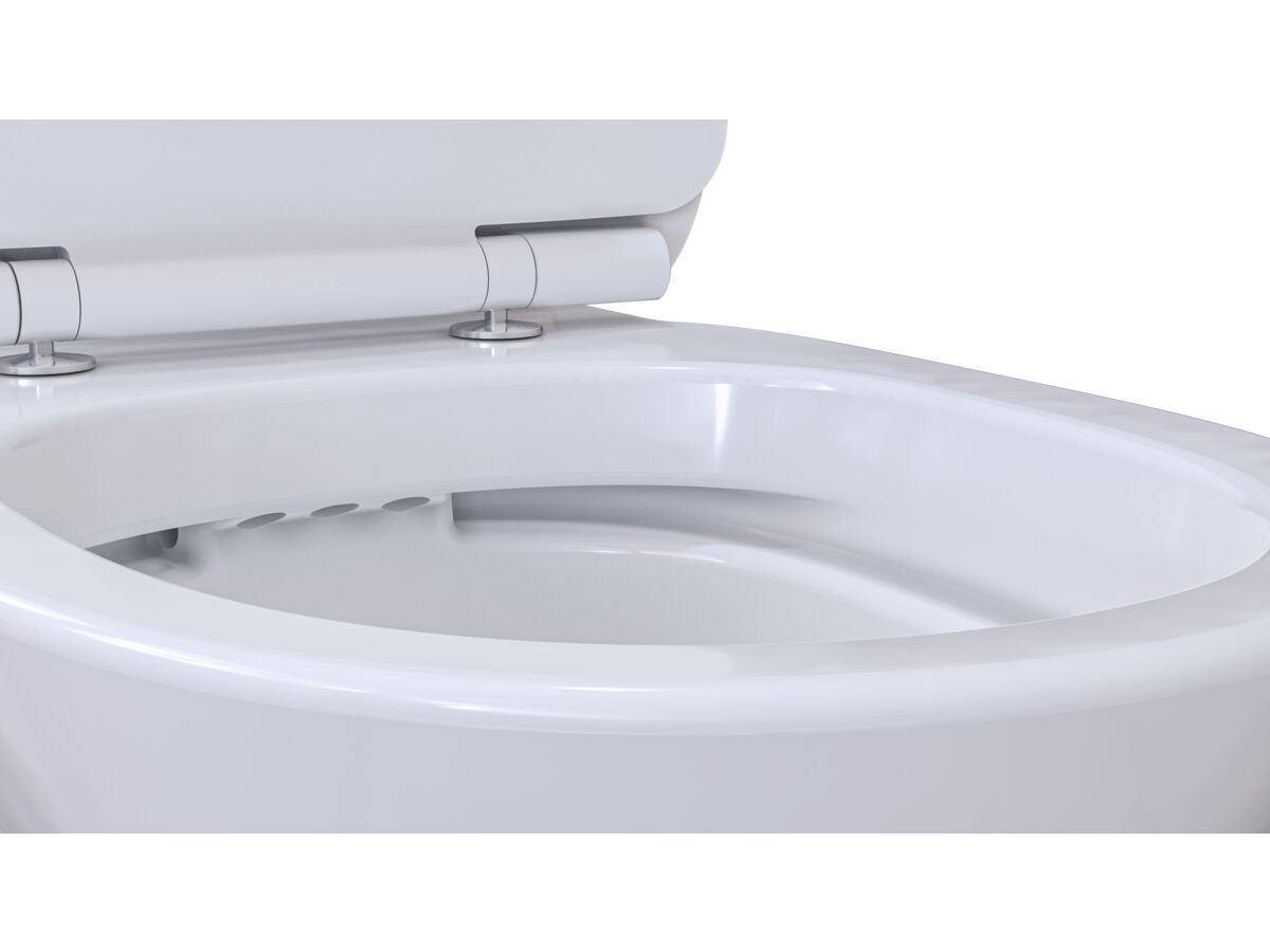 Reece Roca Debba Rimless Close Coupled Back To Wall Bottom Inlet Toilet Suite (4 Star)