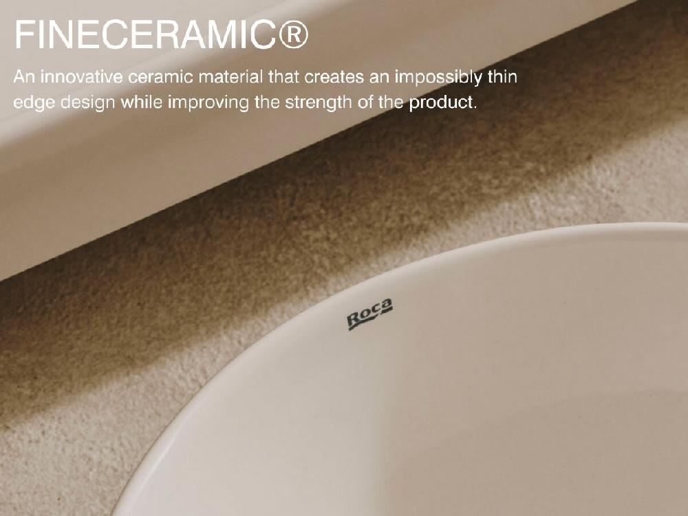 Reece Roca Inspira Wall Basin With Fixings 600mm X 490mm White