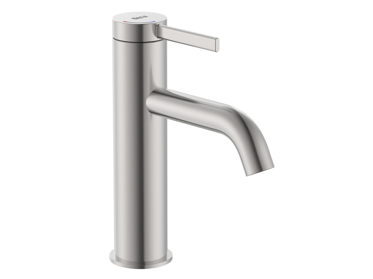 reece Roca Ona Basin Mixer Tap Brushed Nickel (6 Star) Lead Free