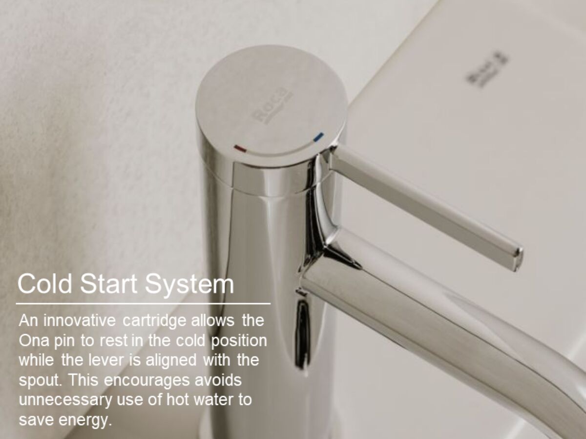 Reece Roca Ona Basin Mixer Tap Matte White (6 Star) Lead Free