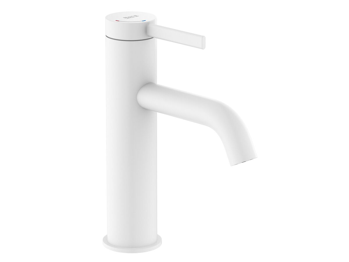 reece Roca Ona Basin Mixer Tap Matte White (6 Star) Lead Free