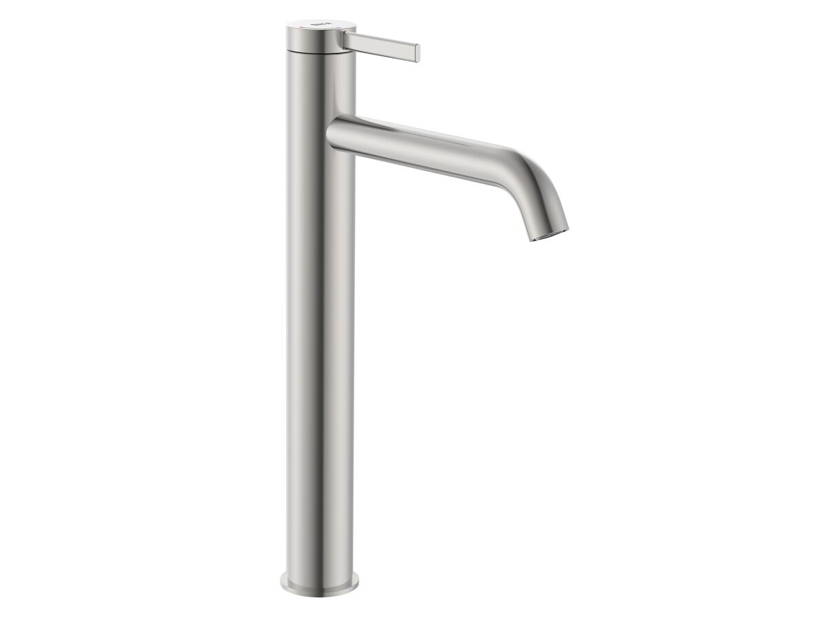 reece Roca Ona Extended Basin Mixer Tap Brushed Nickel (6 Star) Lead Free