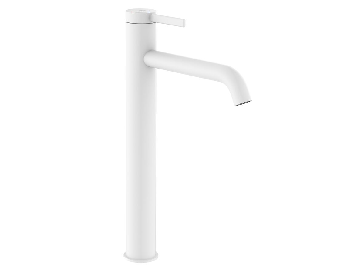reece Roca Ona Extended Basin Mixer Tap Matte White (6 Star) Lead Free