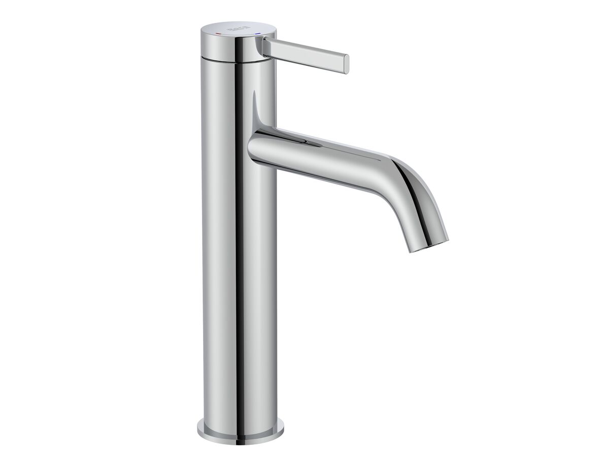 reece Roca Ona Medium Height Basin Mixer Tap Chrome (6 Star) Lead Free