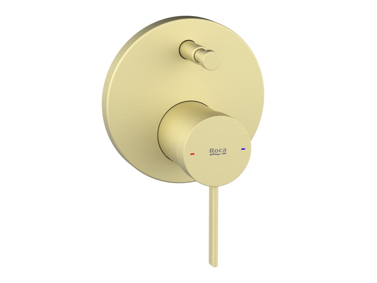 reece Roca Ona Shower Mixer Tap with Diverter Brushed Brass