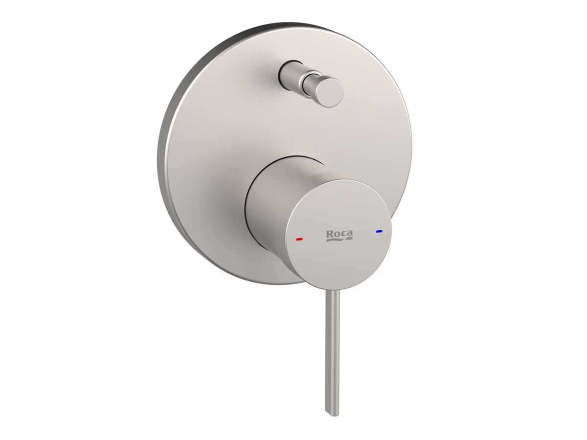 reece Roca Ona Shower Mixer Tap with Diverter Brushed Nickel