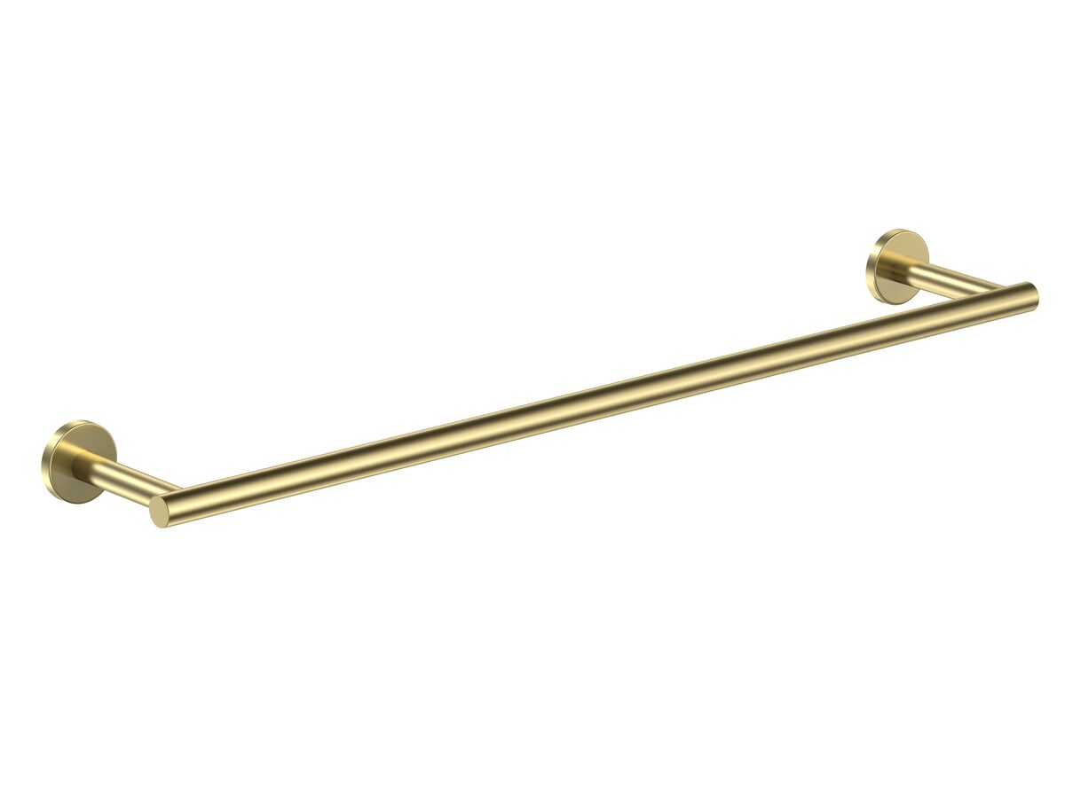 reece Roca Ona Single Towel Rail 800mm Brushed Brass
