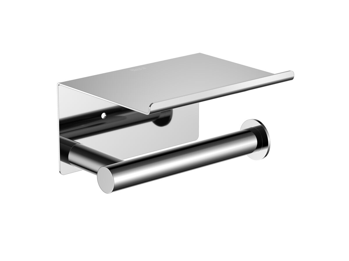 reece Roca Ona Toilet Roll Holder with Cover Chrome