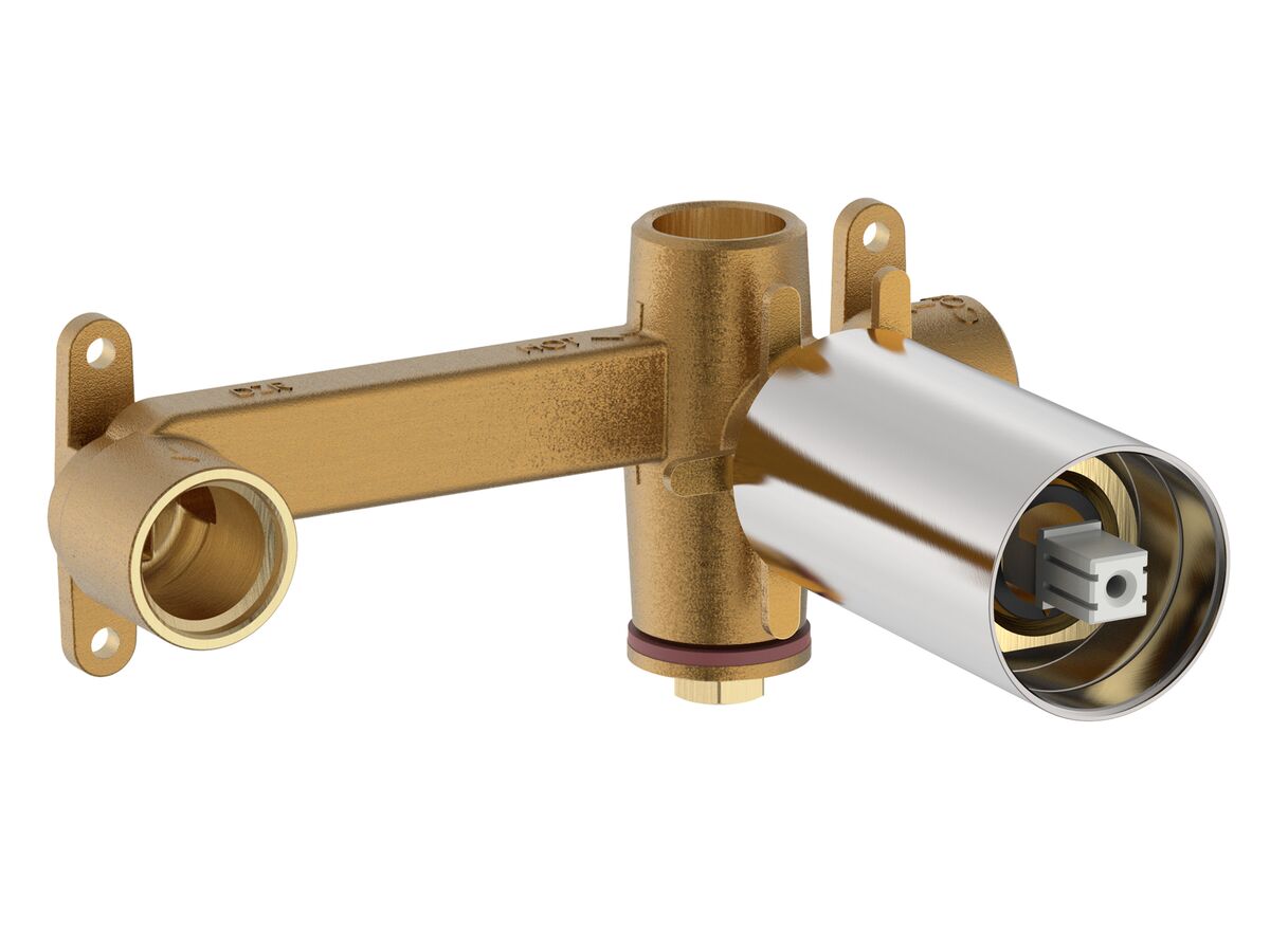 reece Roca Ona Wall Basin/Bath Mix Set Inwall Body Brushed Nickel Lead Free