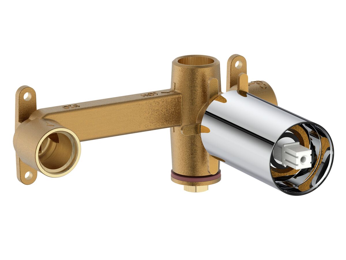 reece Roca Ona Wall Basin/Bath Mix Set Inwall Body Chrome Lead Free