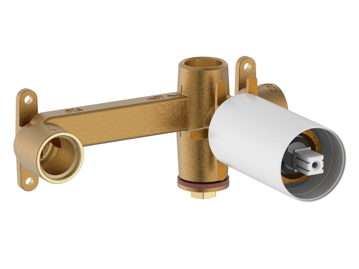 reece Roca Ona Wall Basin/Bath Mix Set Inwall Body Matte White Lead Free