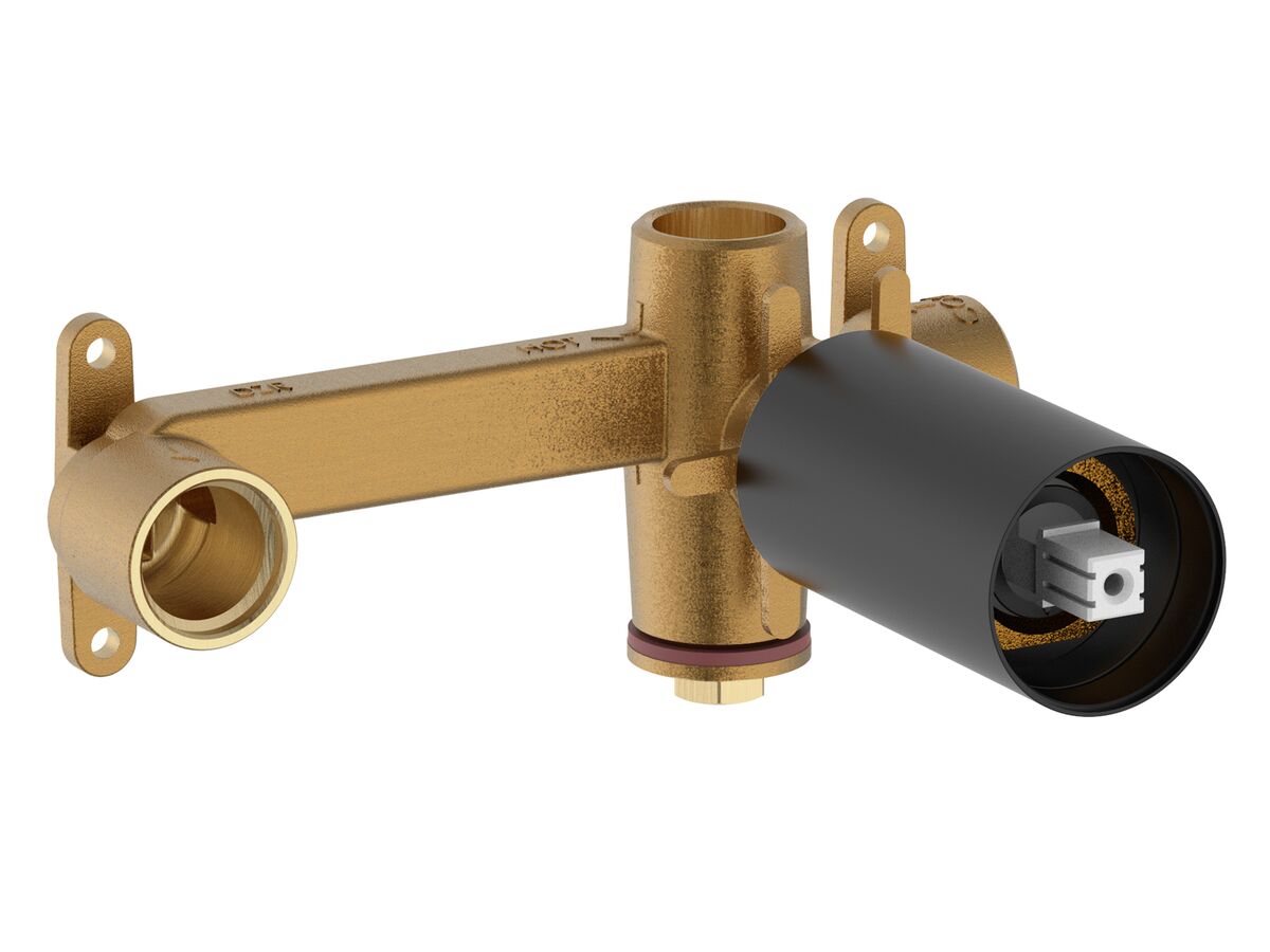 Reece Roca Ona Wall Basin/Bath Mixer Tap Set Kit Matte Black (6 Star) Lead Free