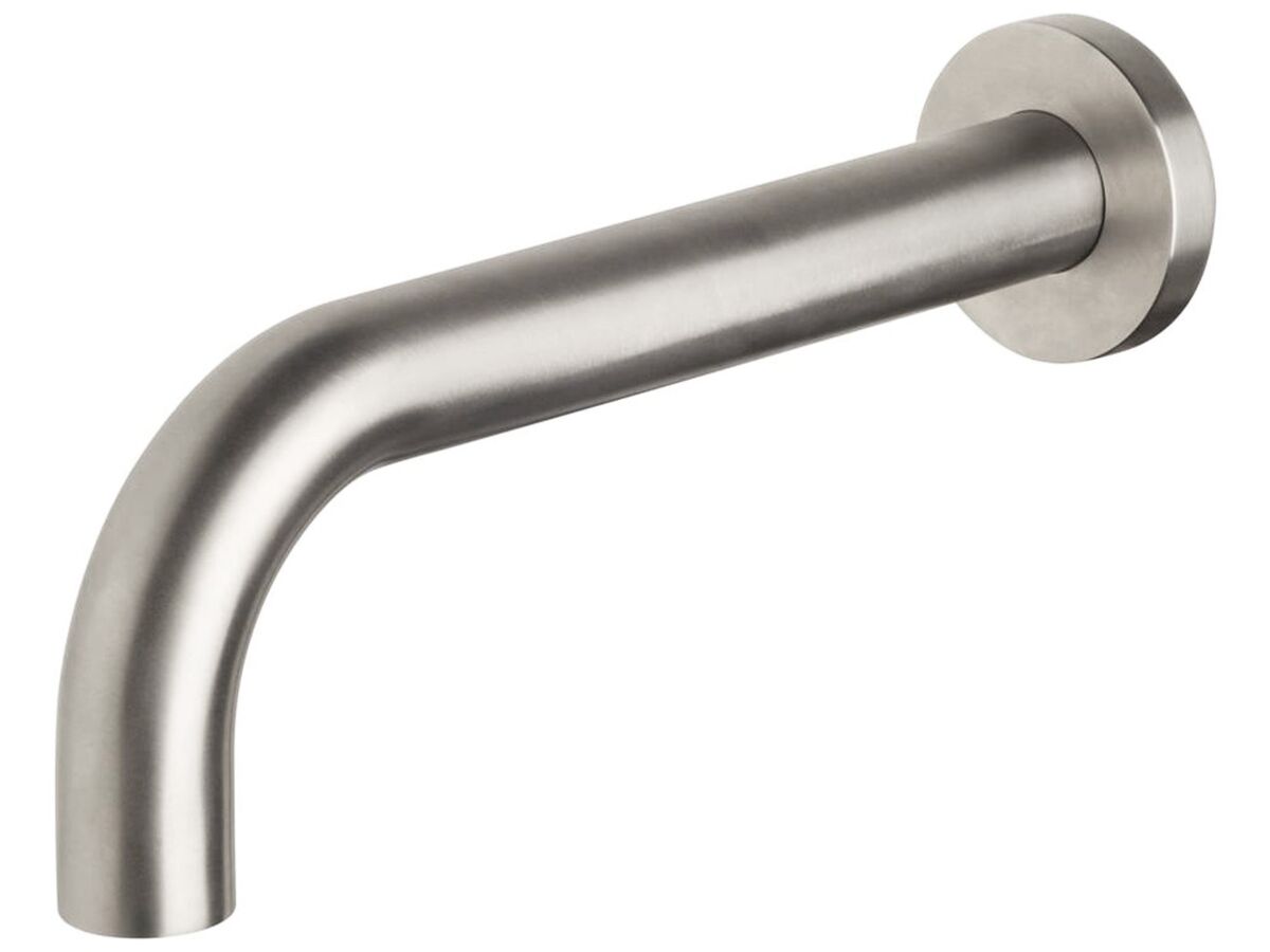 reece Sussex Scala 25mm Curved Bath Outlet 200mm 316 Stainless Steel