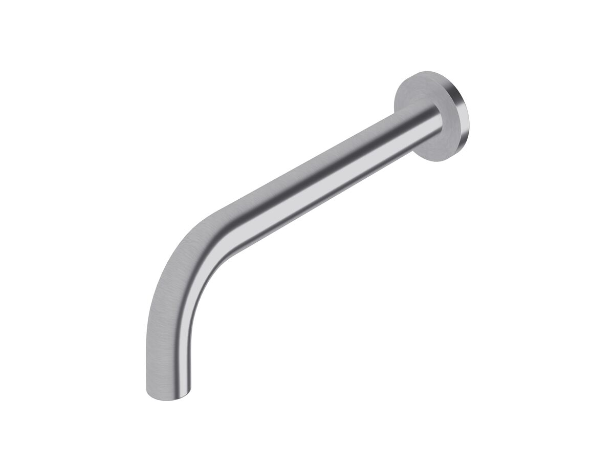 reece Sussex Scala 25mm Curved Bath Outlet 250mm Satin Chrome