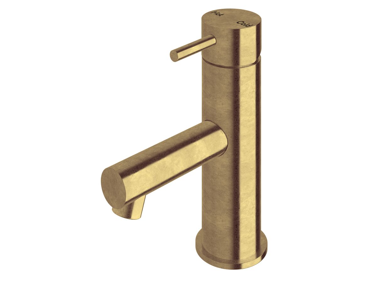 reece Sussex Scala Basin Mixer Tap Living Tumbled Brass (5 Star)