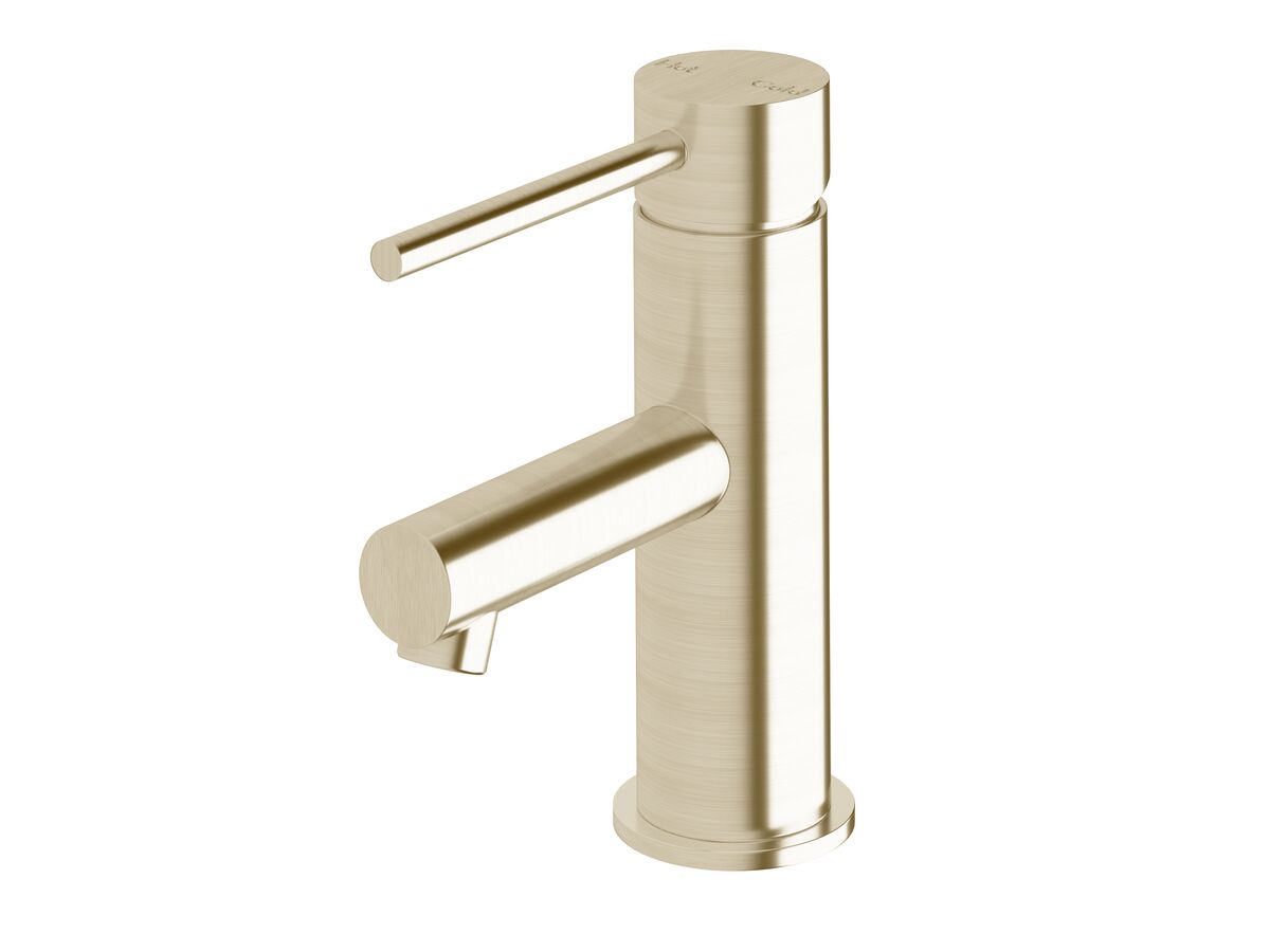 reece Sussex Scala Basin Mixer Tap with 100mm Extension Pin LUX PVD Brushed Platinum Gold (5 Star)