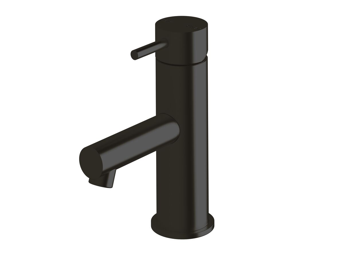 reece Sussex Scala Basin Mixer Tap with 90mm Outlet LUX PVD Matte Opium Black (5 Star)