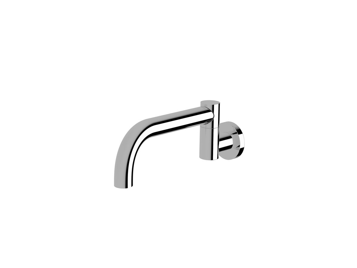 reece Sussex Scala Bath Outlet Swivel Curved 210mm Chrome