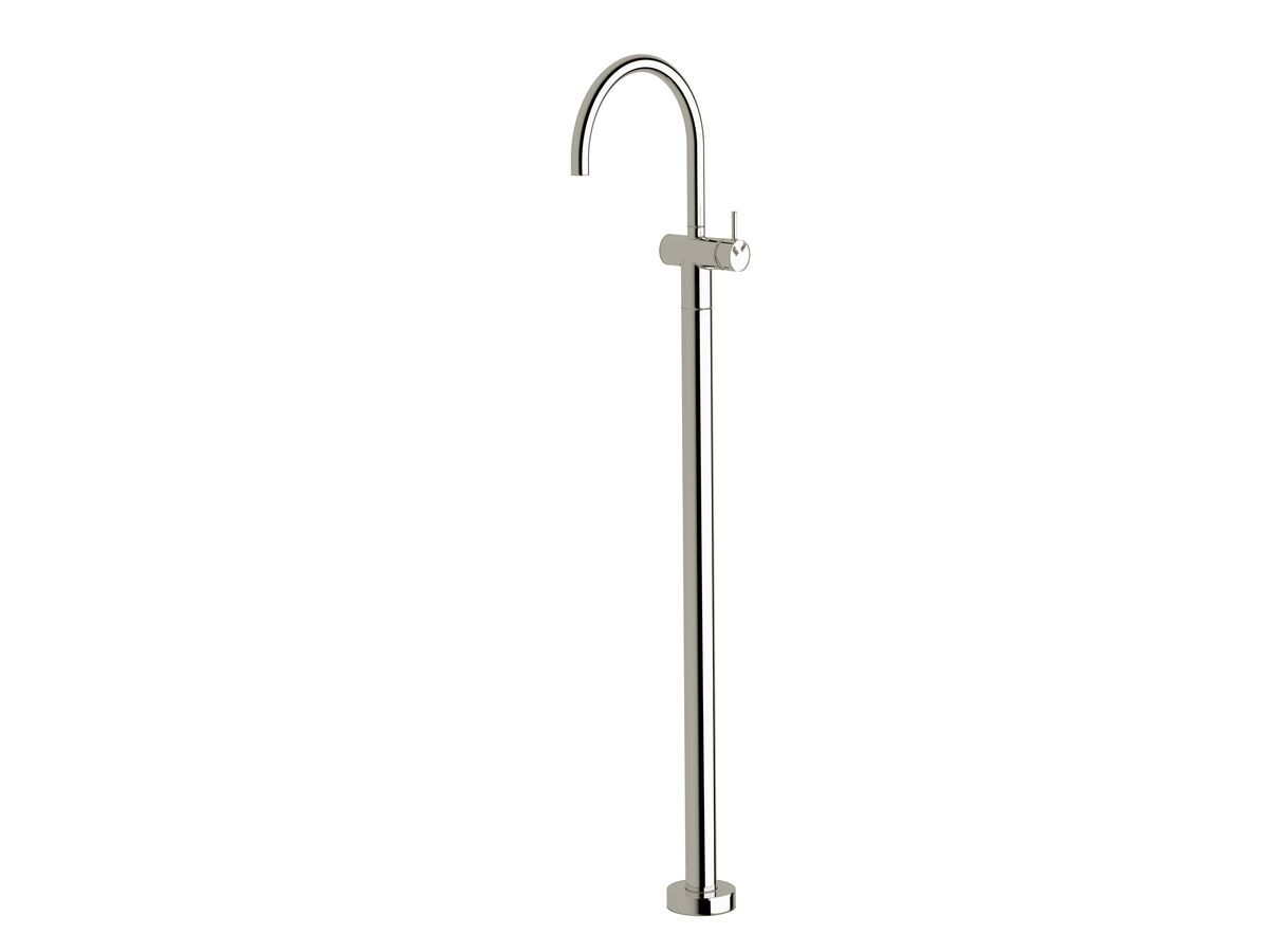 reece Sussex Scala Floor Mounted Basin Mixer Curved Outlet Chrome (5 Star)