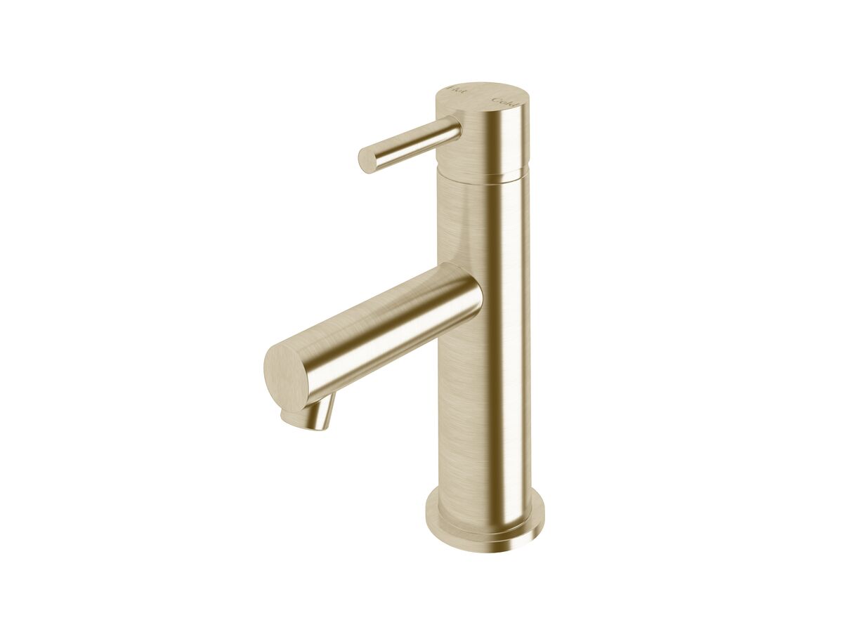 reece Sussex Scala Mini Basin Mixer Tap LUX PVD Brushed Platinum Gold (5 Star)