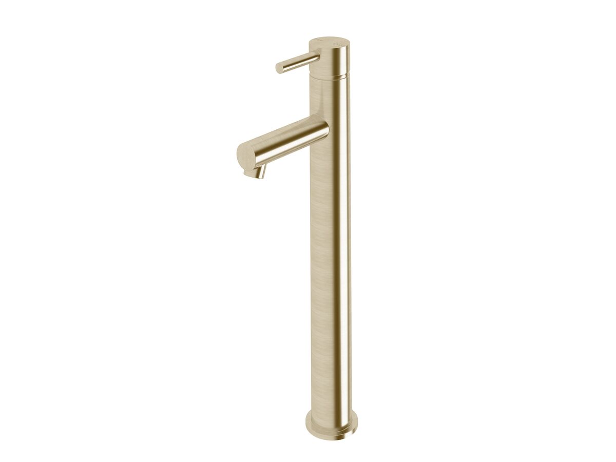 reece Sussex Scala Mini Extended Basin Mixer Tap LUX PVD Brushed Platinum Gold (5 Star)