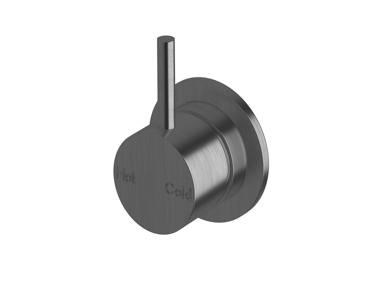 reece Sussex Scala Shower / Bath Mixer Tap LUX PVD Brushed Smoked Gunmetal