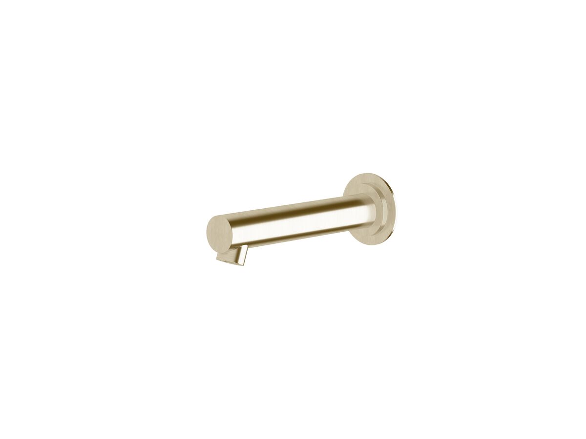 reece Sussex Scala Straight Wall Basin Outlet 160mm LUX PVD Brushed Platinum Gold (5 Star)
