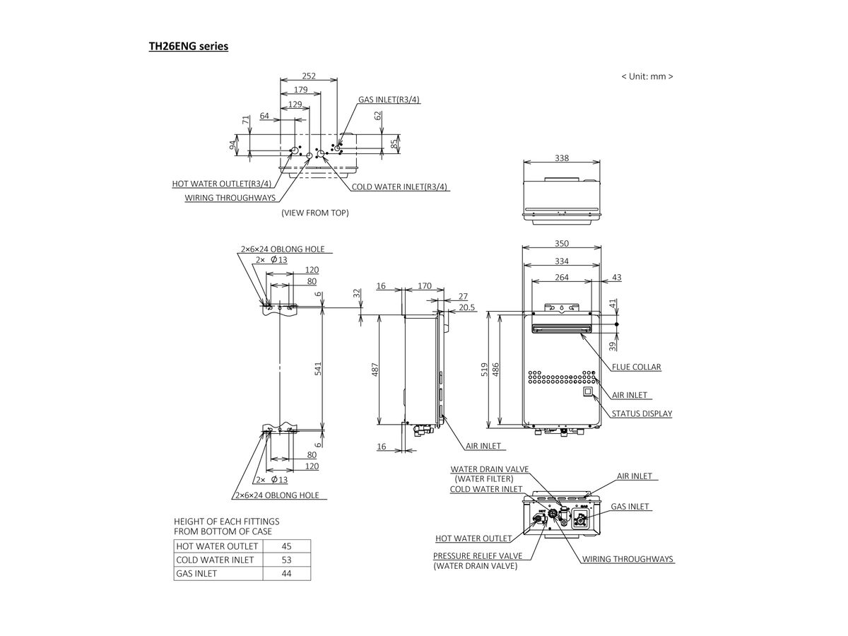 Reece Thermann 26R Natural Gas 50 Degree Continuous Flow Hot Water System