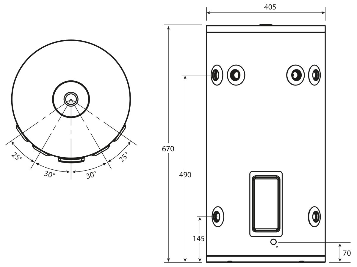 Reece Thermann 50L 3.6kW Single Element Electric Hot Water System