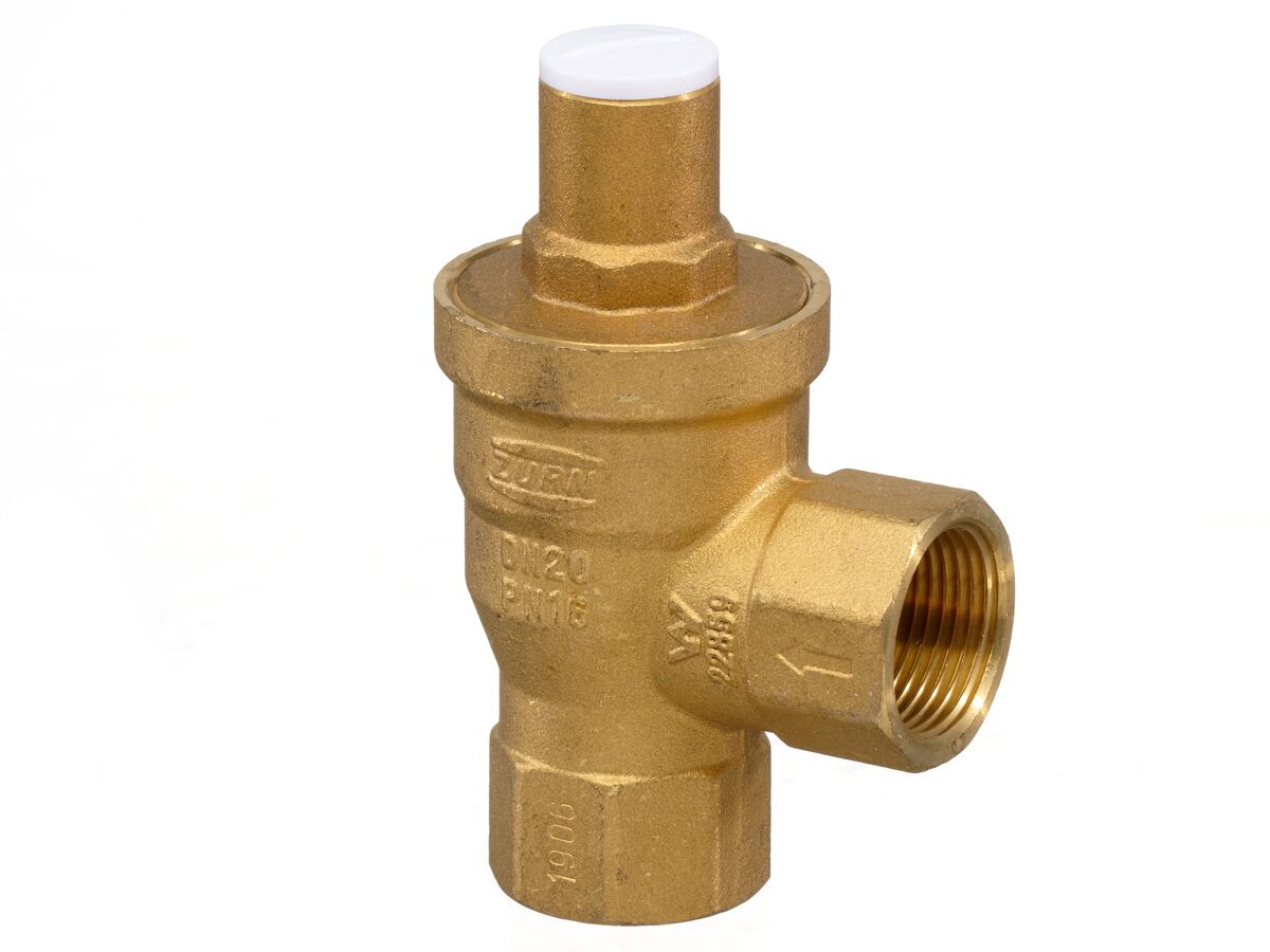reece Zurn Wilkins 20mm Pressure Reducing Valve Right Angled Adjustable Set at 500kPa