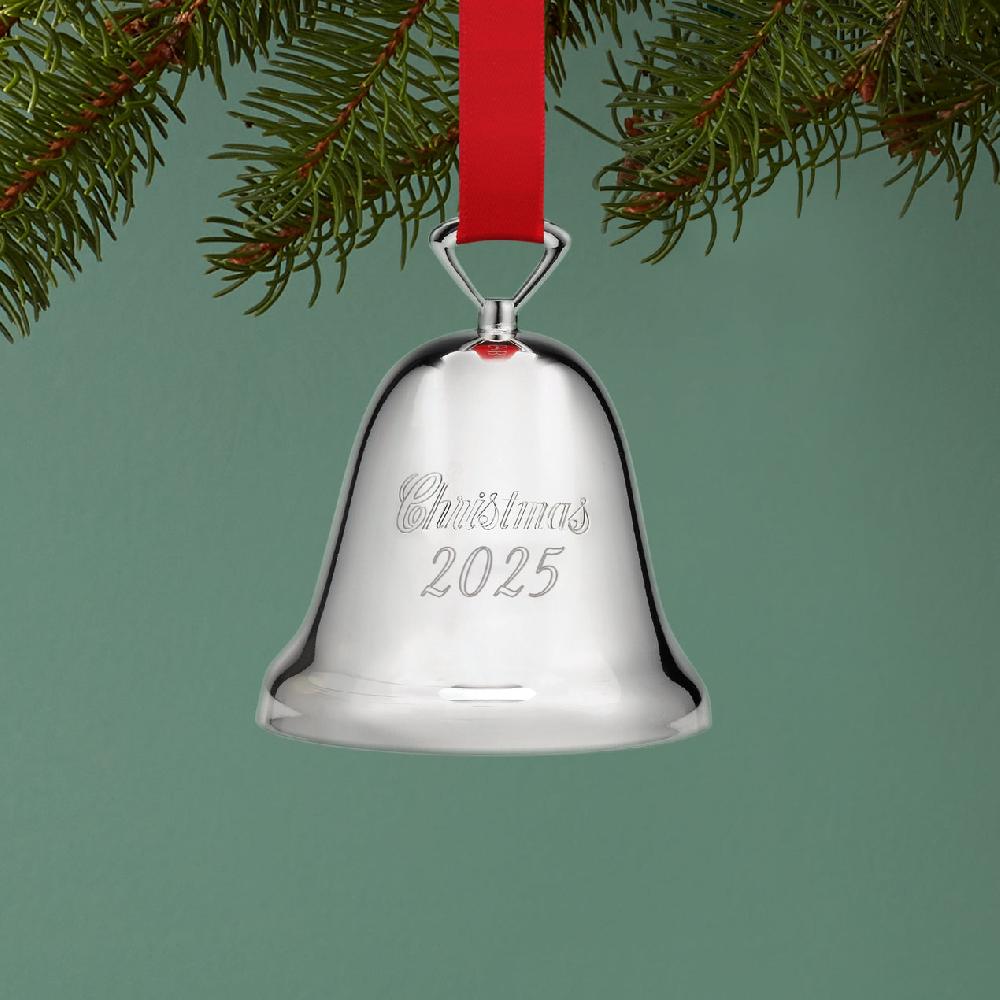 Reed & Barton 2025 Annual Christmas Bell Silverplate Ornament