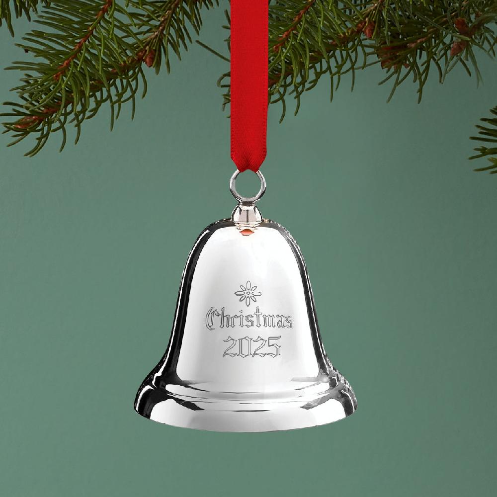 Reed & Barton 2025 Annual Christmas Bell Sterling Silver Ornament