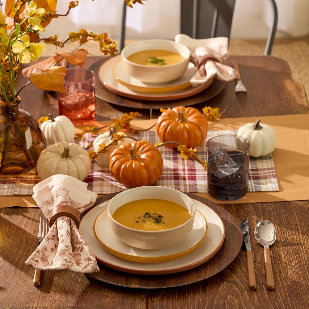 Reed & Barton 24 Seven Colors Sunbaked 12-Piece Dinnerware Set