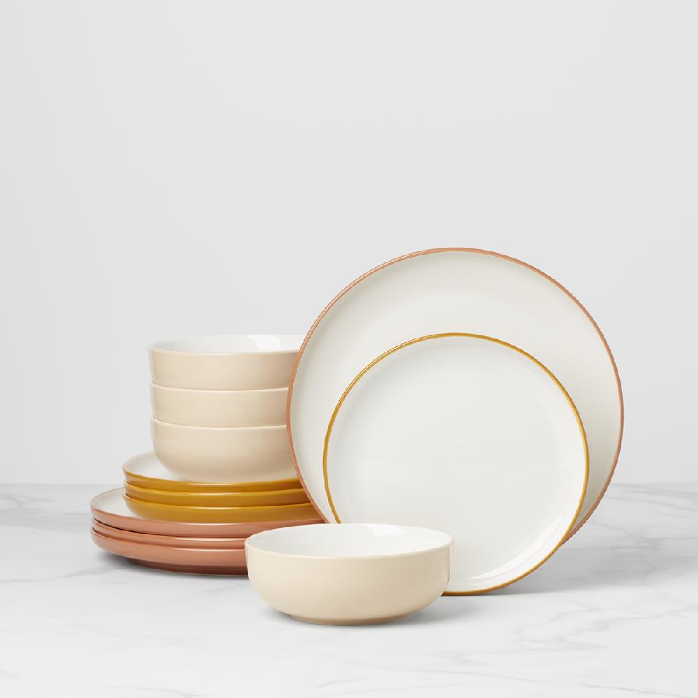 reed & barton 24 Seven Colors Sunbaked 12-Piece Dinnerware Set