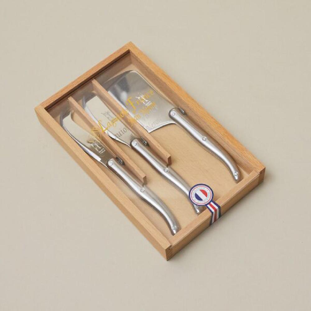 reed & barton 3-Piece Mini Cheese Utensil Set Stainless Steel
